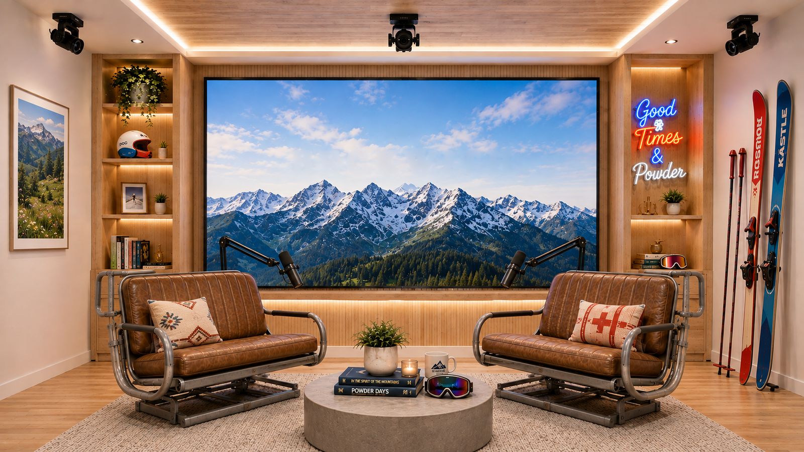 Mountain lodge studio concept